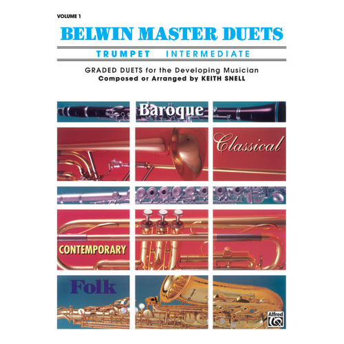 Belwin Master Duets Intermediate Book 1 for Trumpet