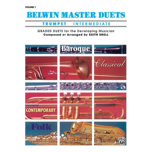 Belwin Master Duets Intermediate Book 1 Trumpet Sheet Music