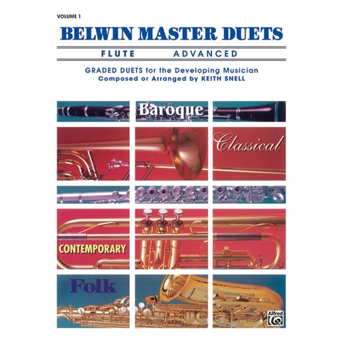 Belwin Master Duets Advanced Book 1 Trumpet Sheet Music