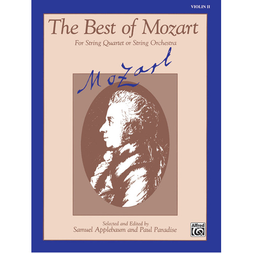 Best of Mozart for Violin - Adagio, Allegretto, Allegro, Divertimento, Fugue, Melody, Menuetto, Presto, Rondo - Sheet Music