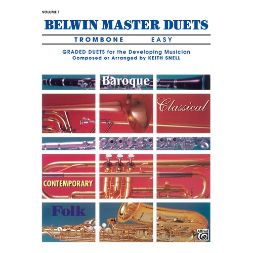 Belwin Master Duets Easy BK 1 Trombone Sheet Music