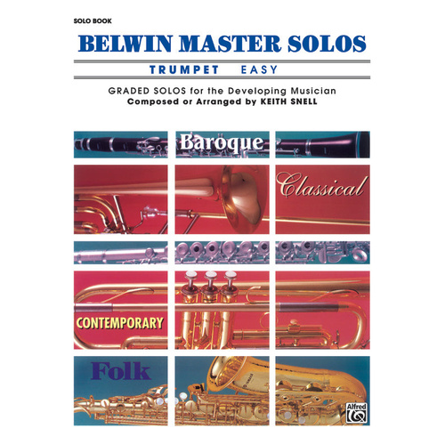 Belwin Master Solos Easy BK 1 Trumpet Sheet Music