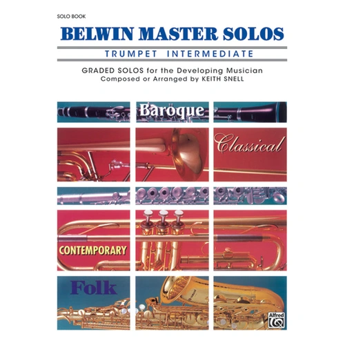 Belwin Master Solos Intermediate for Trumpet BK 1 TPT