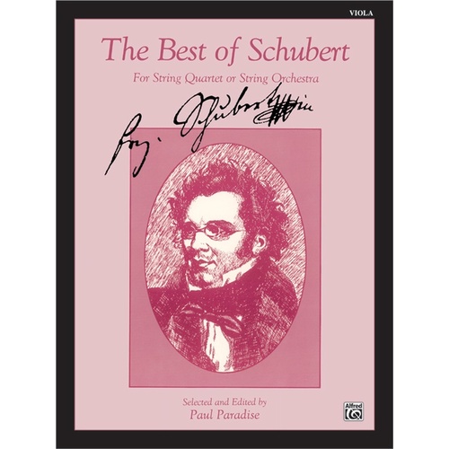 Best Of Schubert String Orchestra Viola Arr Paradise