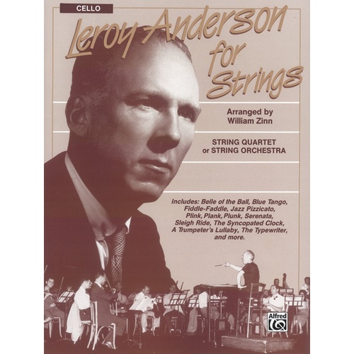 Leroy Anderson For Strings Vc Arr Zinn