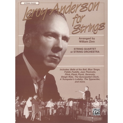 Leroy Anderson For Strings Double Bass Arr Zinn