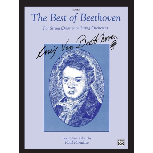 Best of Beethoven String Orchestra Score Edition Paradise