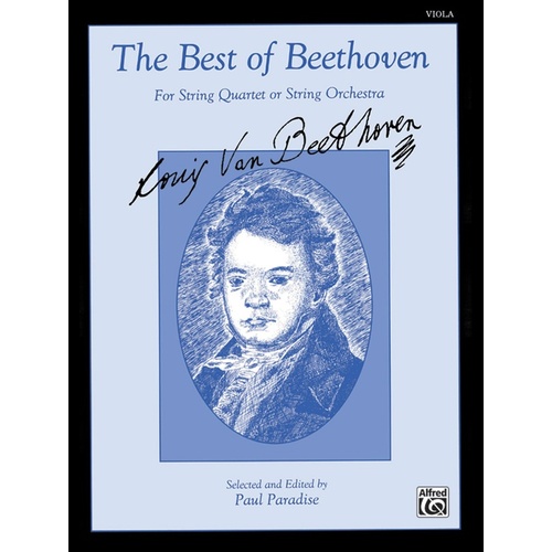 Best of Beethoven Viola Sheet Music for String Orchestra