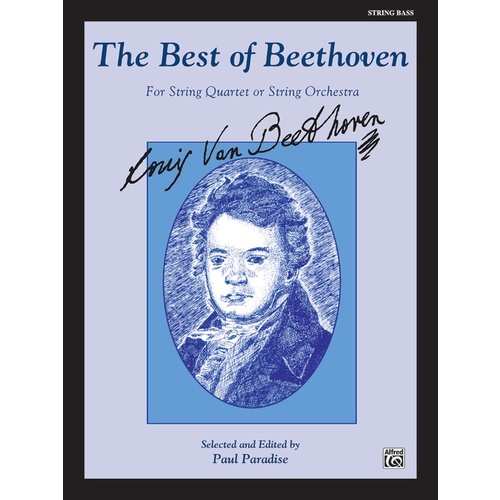 Best Of Beethoven String Orchestra Double Bass Ed Paradise