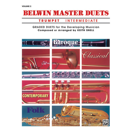Belwin Master Duets Intermediate Book 2 Trumpet Sheet Music