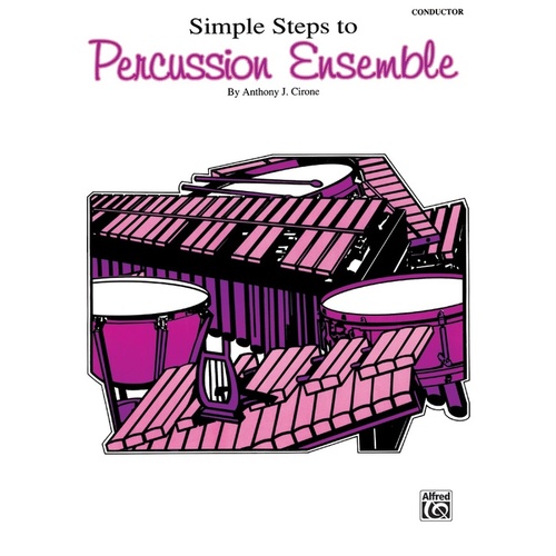 Simple Steps to Percussion Ensemble Conductor Sheet Music