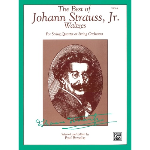 Best of Johann Strauss - String Quartet Viola Sheet Music