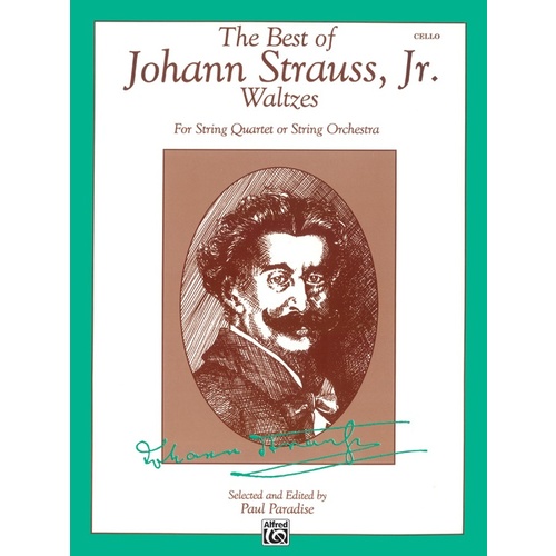 Best of Johann Strauss for String Quartet - Cello Sheet Music