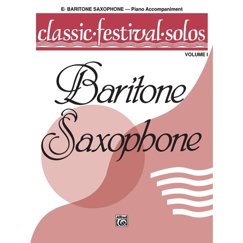Classic Fest Solos V-1 Bari Sax Sheet Music