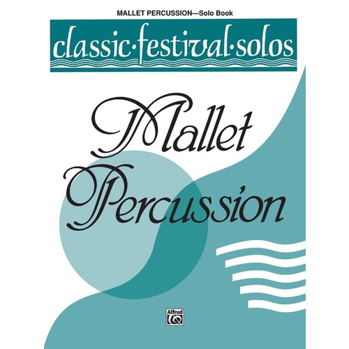 Classic Festival Solos Book 1 Mallet Percussion