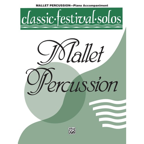 Classic Festival Solos Book 1 Mallets Piano Accomp