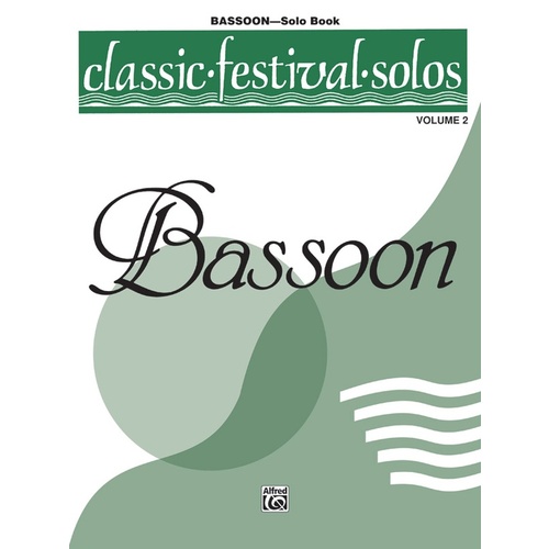Classic Festival Solos Book 2 Bassoon