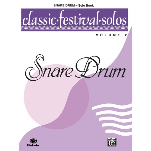 Classic Festival Solos Book 2 Snare Drum