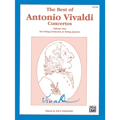 Best of Vivaldi Concertos Book 1 Score Edition Paradise