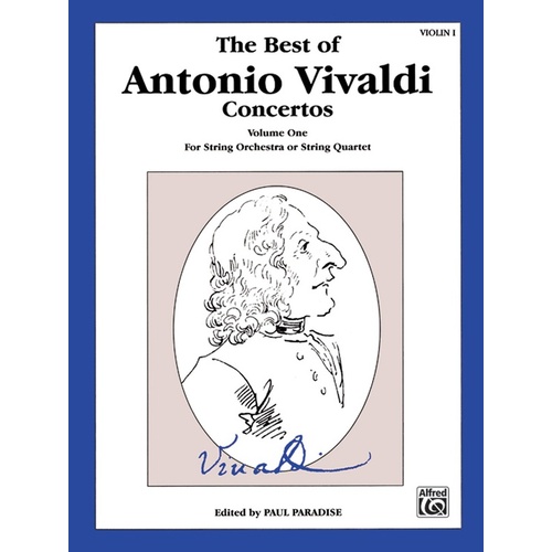Best of Vivaldi Concertos Book 1 Violin 1 Edition Paradise