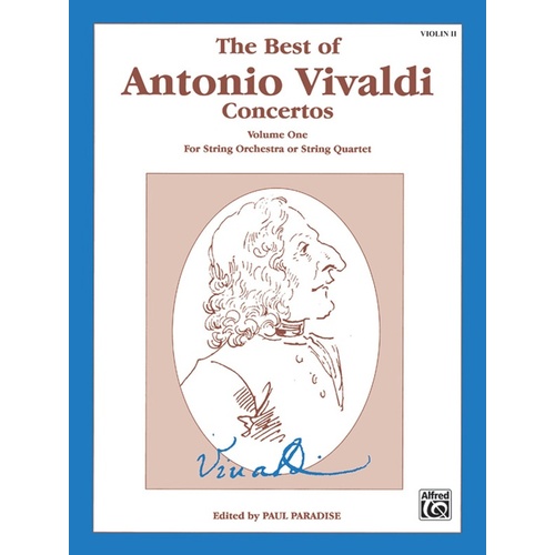 Best of Vivaldi Concertos Book 1 Violin 2 Edition Paradise
