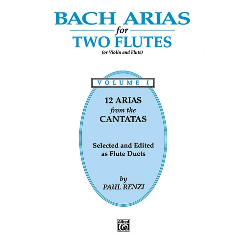 Bach Arias for Two Flutes Volume 1 - Flute Duets Sheet Music