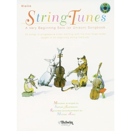 String Tunes Very Beginning Solo Songbook- Violin