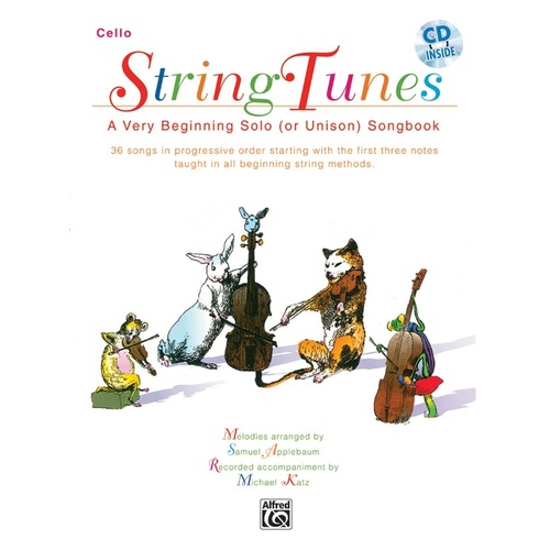 String Tunes Very Beginning Solo Songbook for Cello