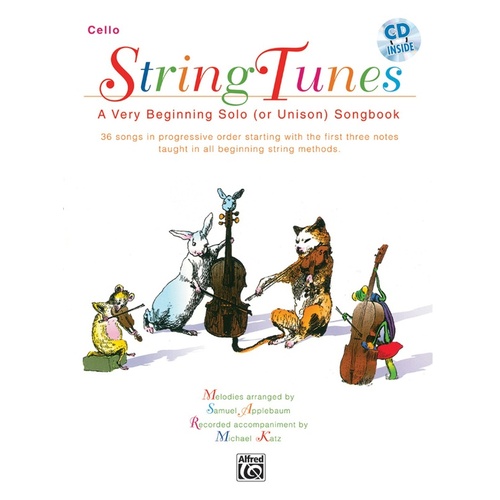 String Tunes Very Beginning Solo Songbook- Cello