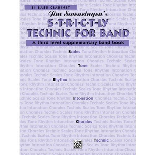 Strictly Technic For Band Gr 3 Bb Bass Clarinet