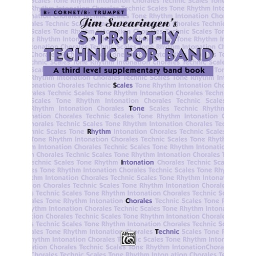 Strictly Technic For Band Gr 3 B Flat Cornet
