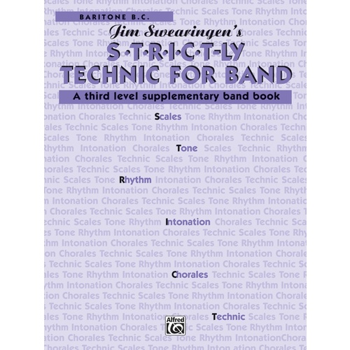 Strictly Technic For Band Gr 3 Baritone Bc
