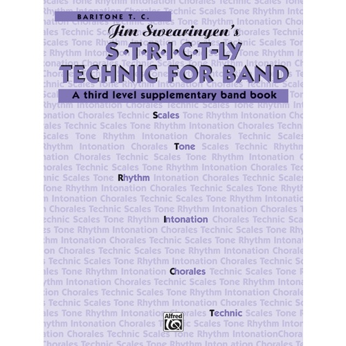Strictly Technic for Band Grade 3 Baritone TC Sheet Music