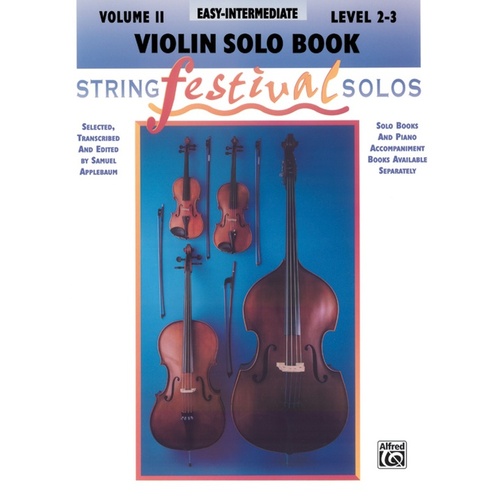 String Festival Solos Volume 2 for Violin
