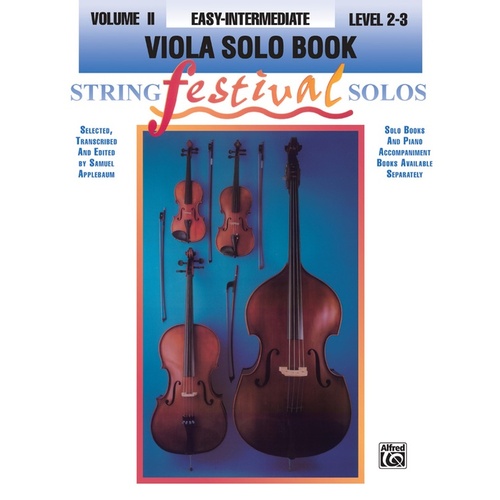 String Festival Solos Volume 2 for Viola Sheet Music