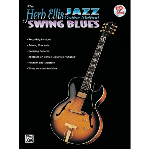 Herb Ellis Jazz Guitar Method Swing Blues Book/CD