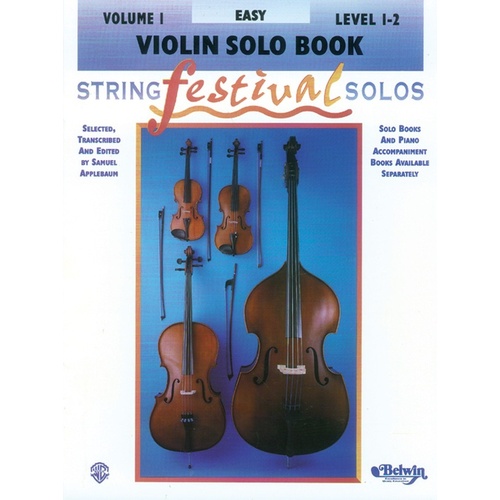 String Festival Solos Volume 1 for Violin