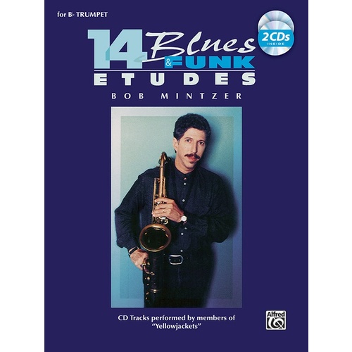 14 Blues & Funk Etudes B Flat Trumpet Book/2CDs