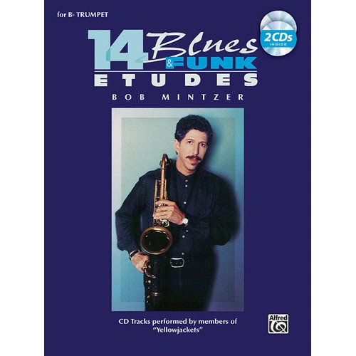 14 Blues & Funk Etudes for B Flat Trumpet with 2 CDs