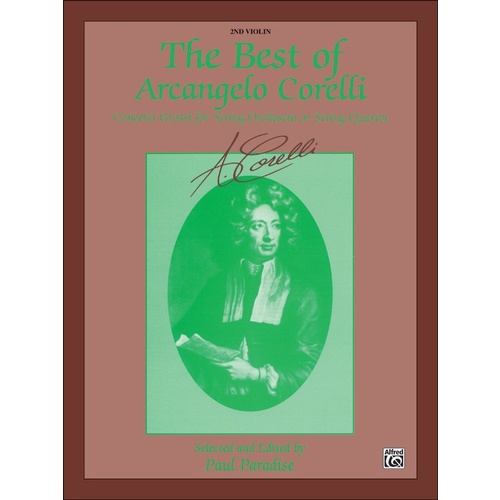 Best of Corelli 2nd Violin Sheet Music