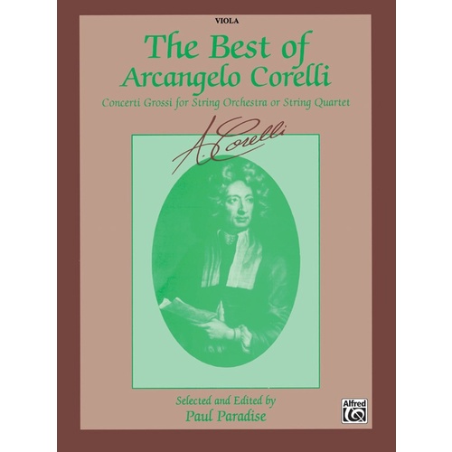 Best of Corelli Viola Sheet Music