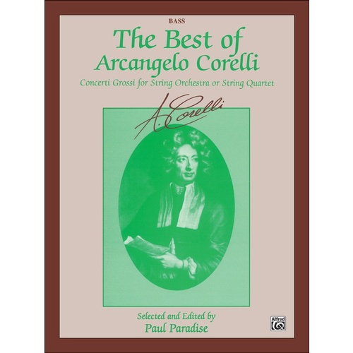 Best of Corelli Double Bass Sheet Music