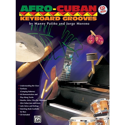 Afro Cuban Keyboard Grooves Book/CD