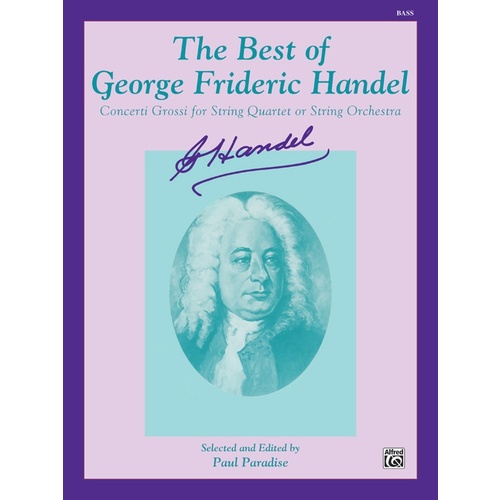 Best of Handel Double Bass Sheet Music