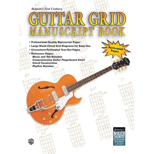 Guitar Grid Manuscript Book