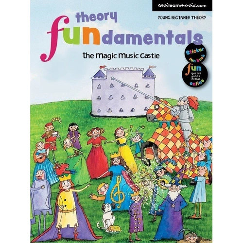 Theory Fundamentals Music Castle Sticker Fun Book for Ages 5-9