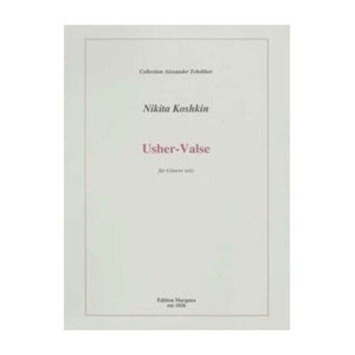 Koshkin - Usher Waltz For Guitar Solo (Softcover Book)