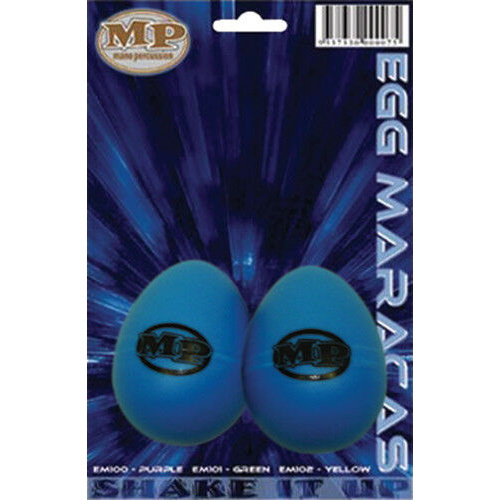 MANO PERCUSSION Maracas Egg Shaped Blue 50g, Pair  Education