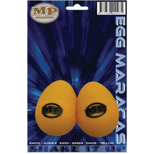 MANO PERCUSSION Maracas Egg Shaped Orange 40g Pair  Education