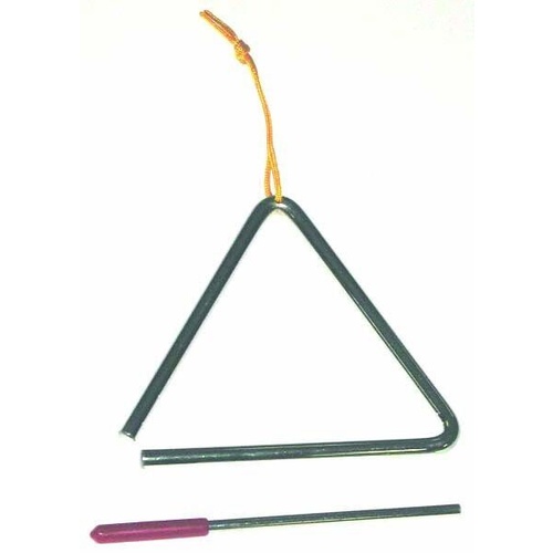 MANO PERCUSSION 6 Inch Triangle  With Beater & Holder, Educational, Fun